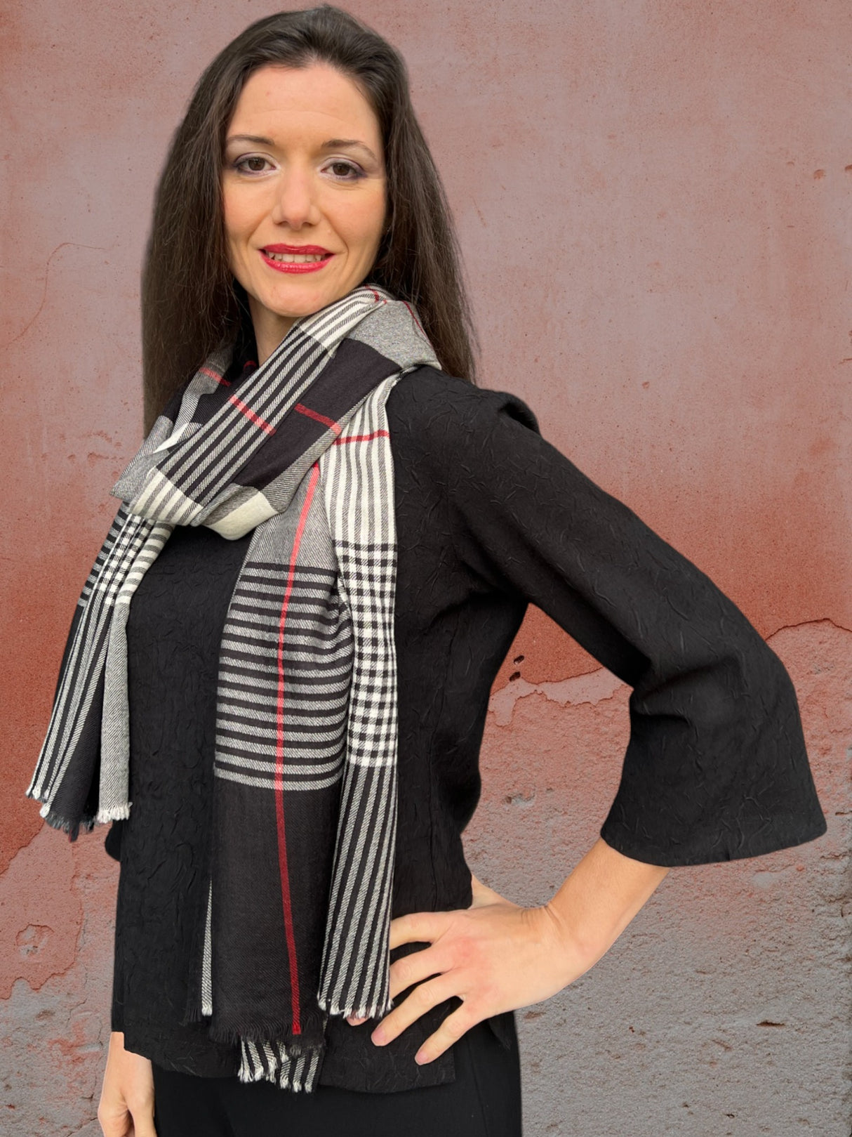 Women's wool scarves