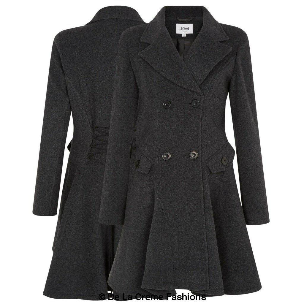 Women’s Wool Blend Double Breasted Skater Coat