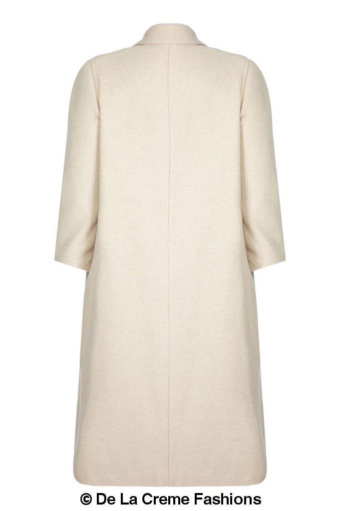 Women's Wool & Cashmere Full-Length Coat, Woman's Long Wool Coat