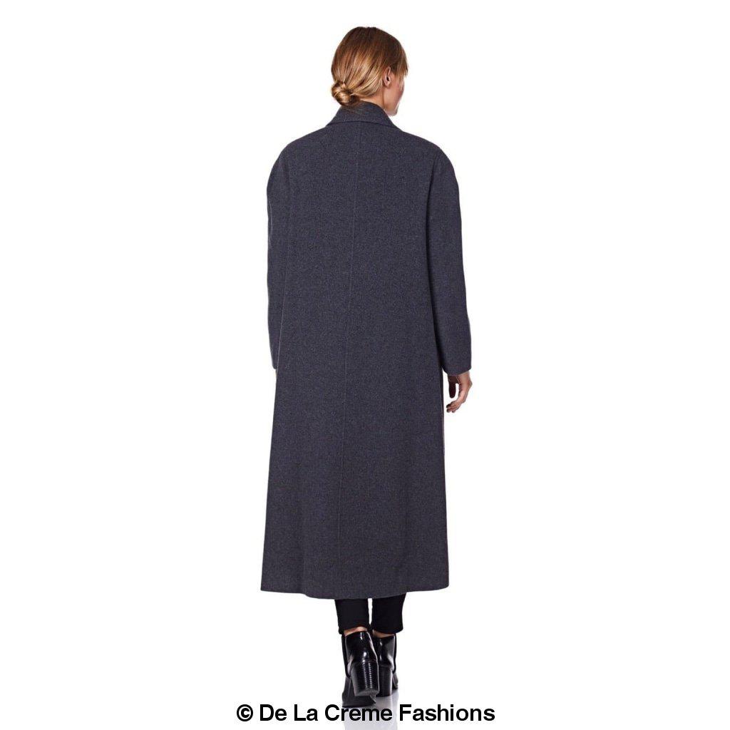 Women's Wool & Cashmere Full-Length Coat, Woman's Long Wool Coat