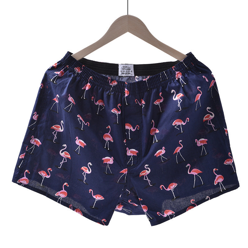 Men's Woven Printed Fashionable Boxer Shorts