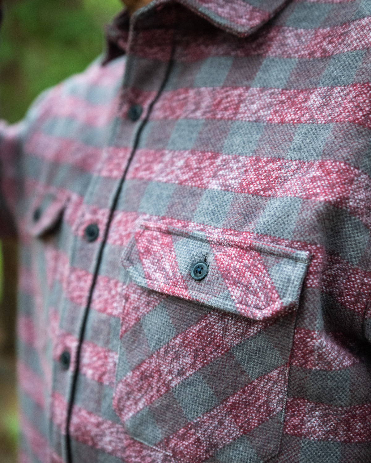 Men's Grand Flannel, Burgundy