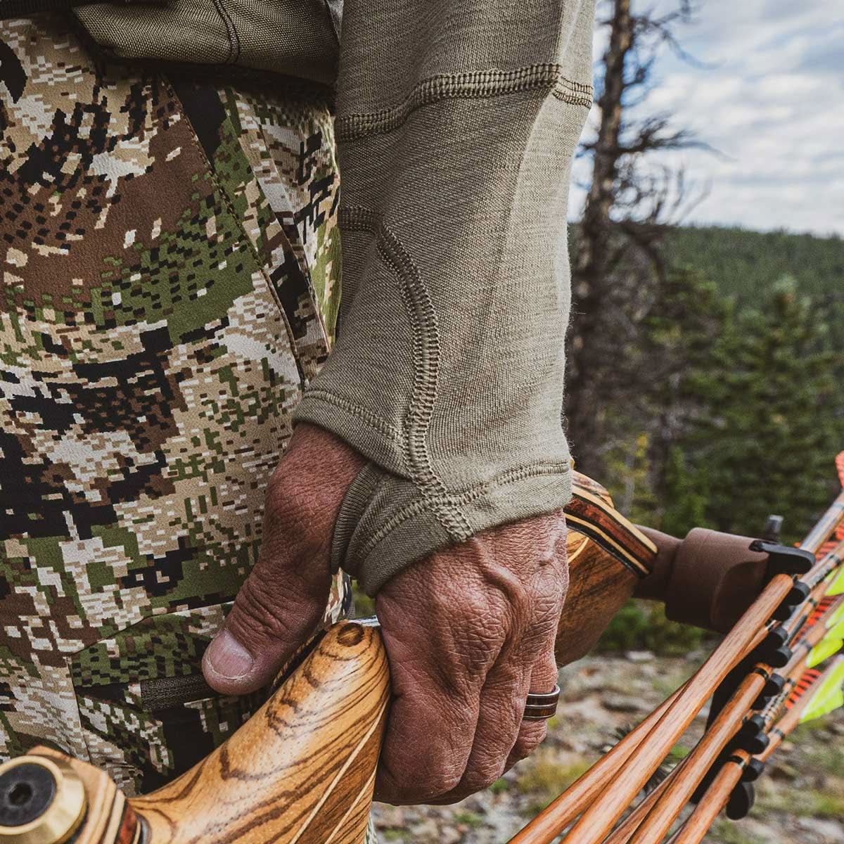 Midweight - Men's 1/4 Zip 100% Merino Wool