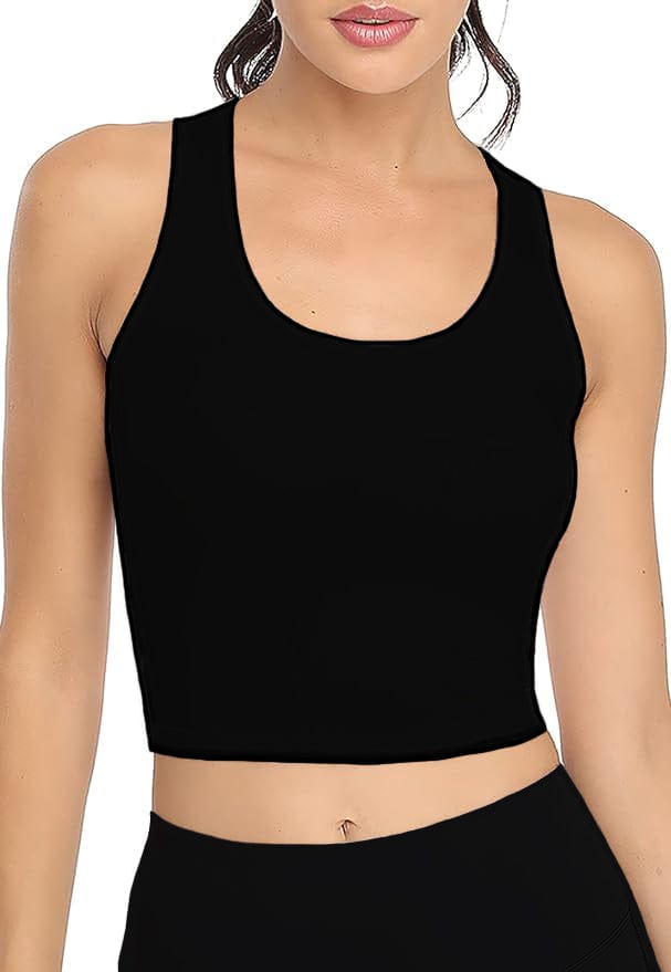 Organic cotton sports bra