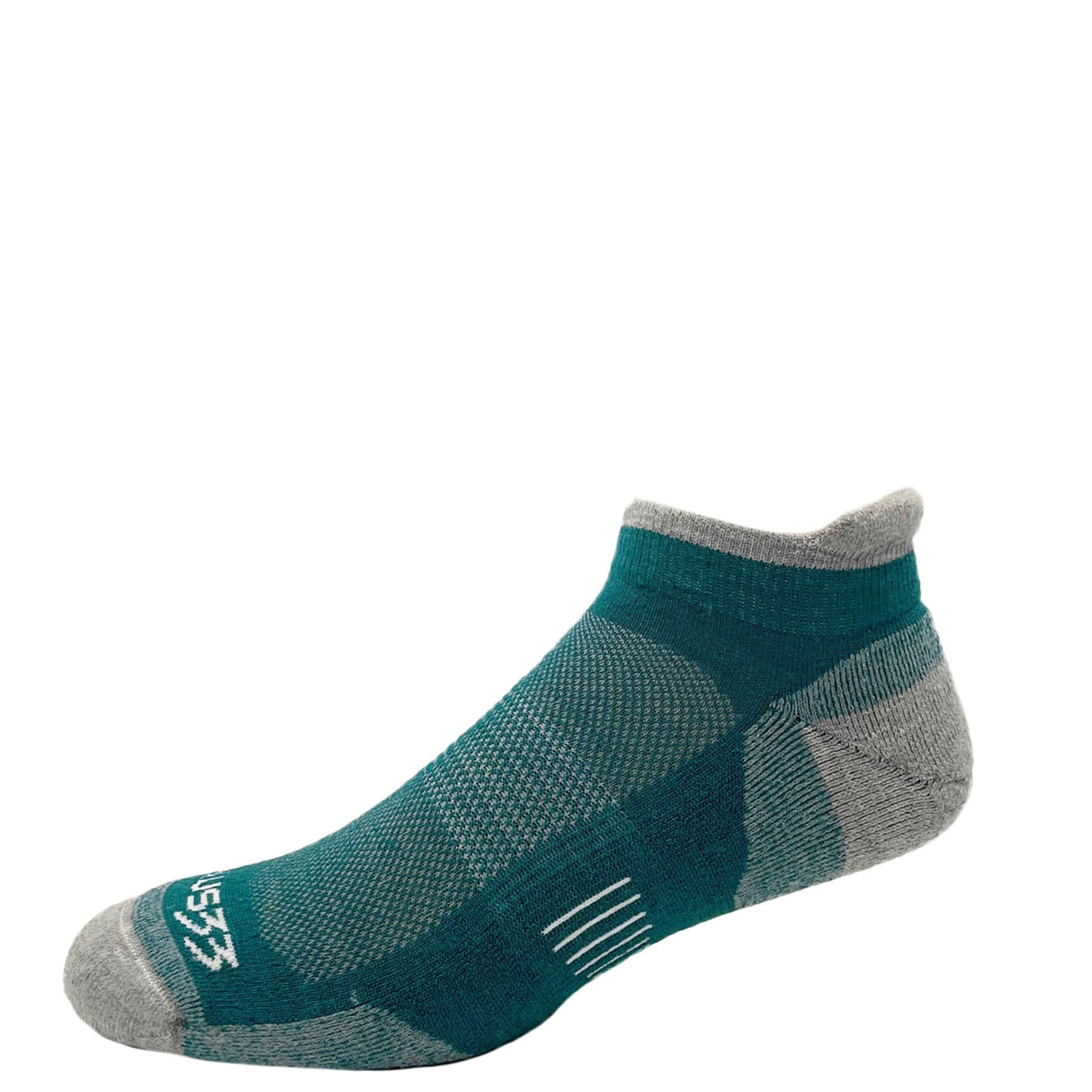 Microweight Cushion - No Show Tab Wool Socks, Made in U.S.A.