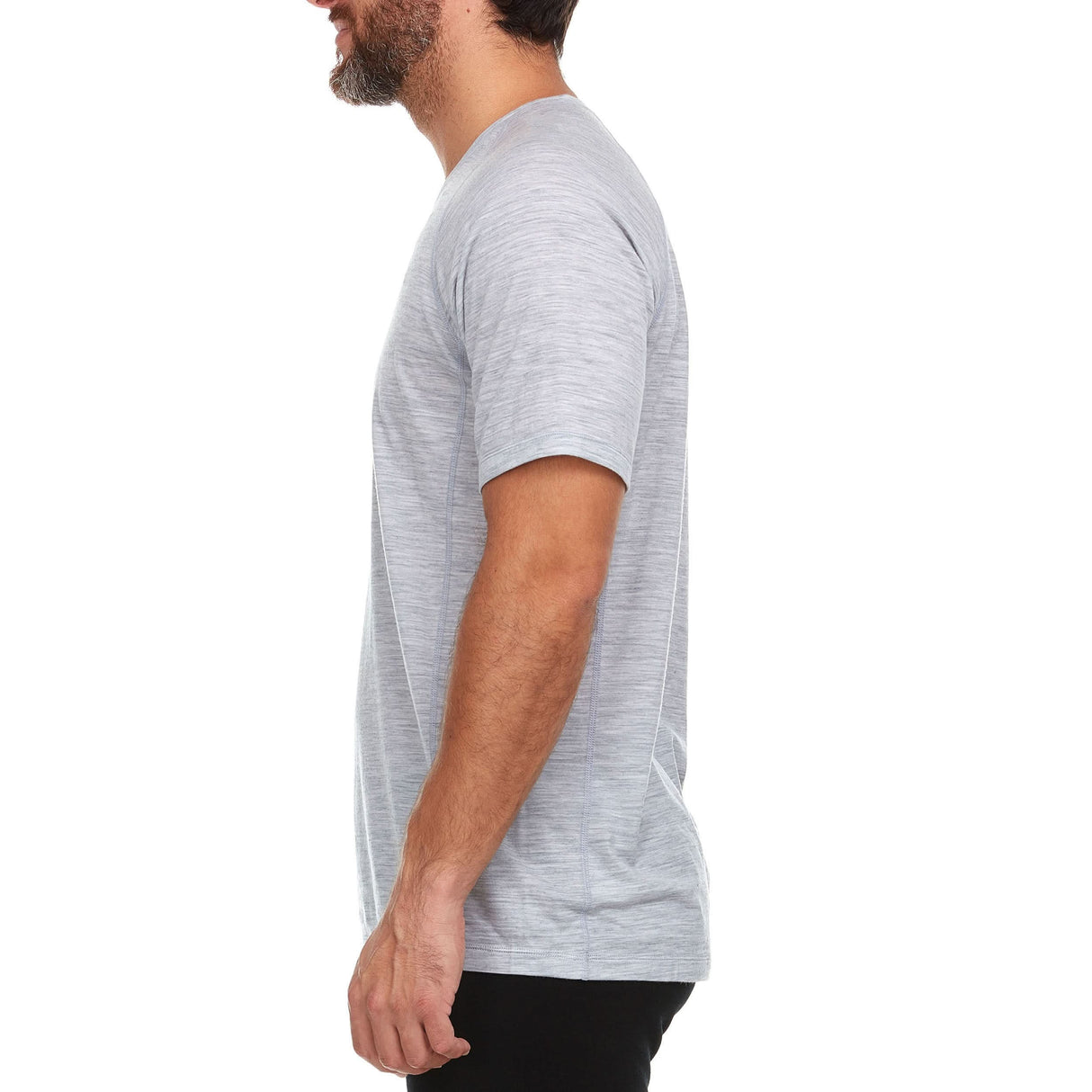 Men's Microweight Wool V-Neck T-Shirt Woolverino
