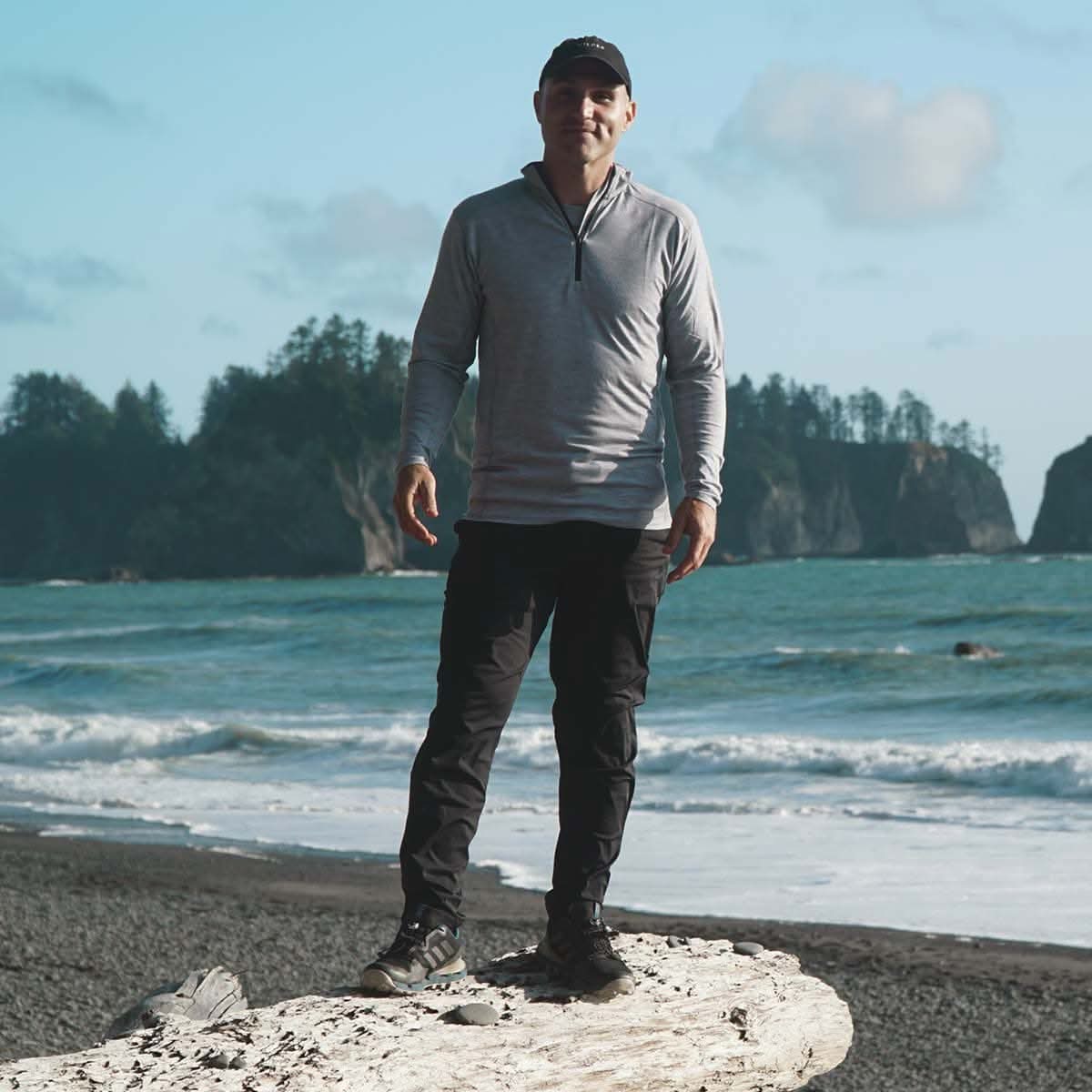 Men's Microweight Wool 1/4 Zip Woolverino