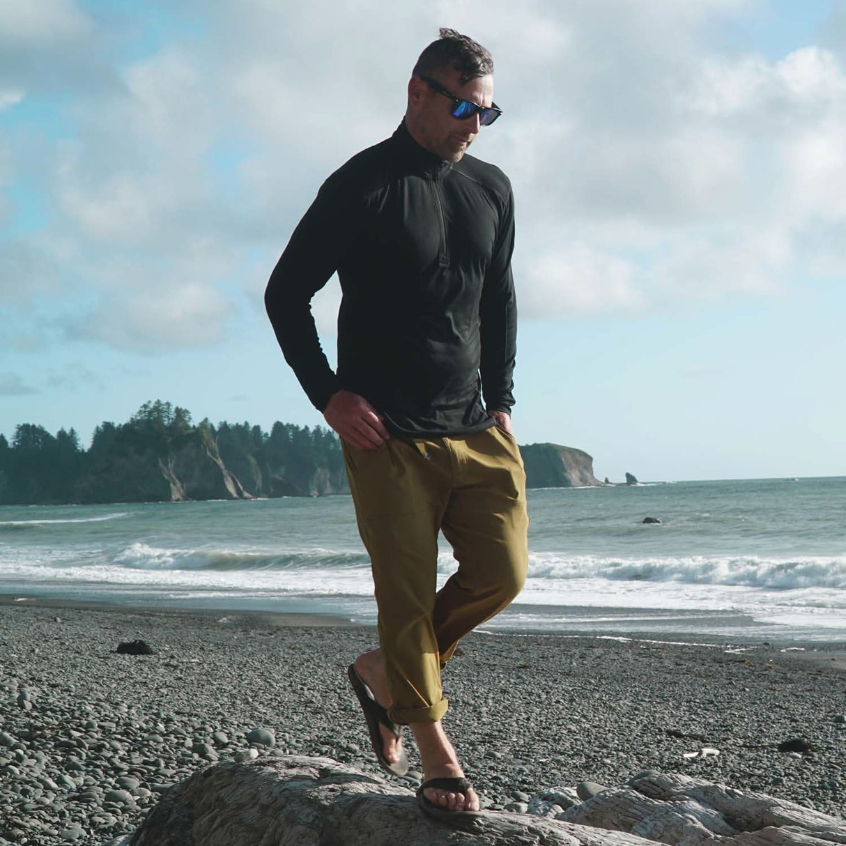 Men's Microweight Wool 1/4 Zip Woolverino