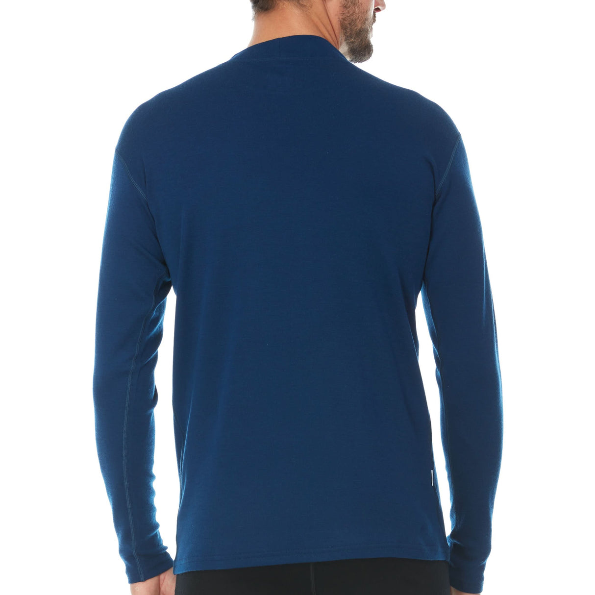 Men's Midweight Mock Neck 100% Merino Wool