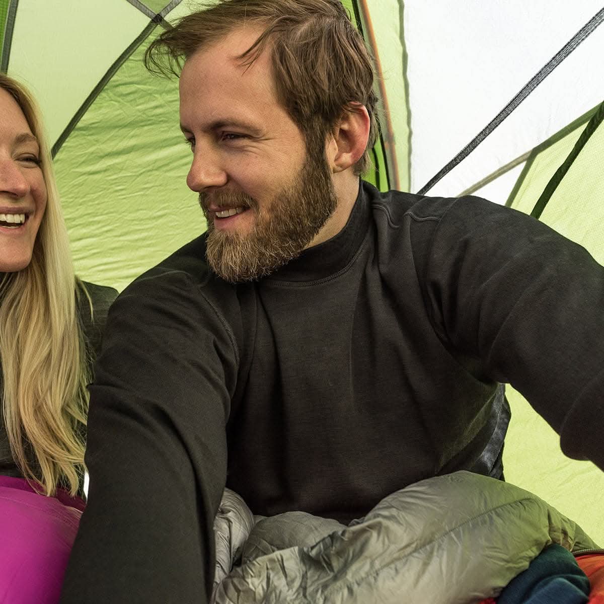 Men's Heavyweight Mock Neck 100% Merino Wool