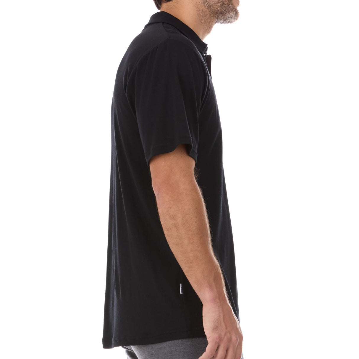 mens wool polo, merino wool polo