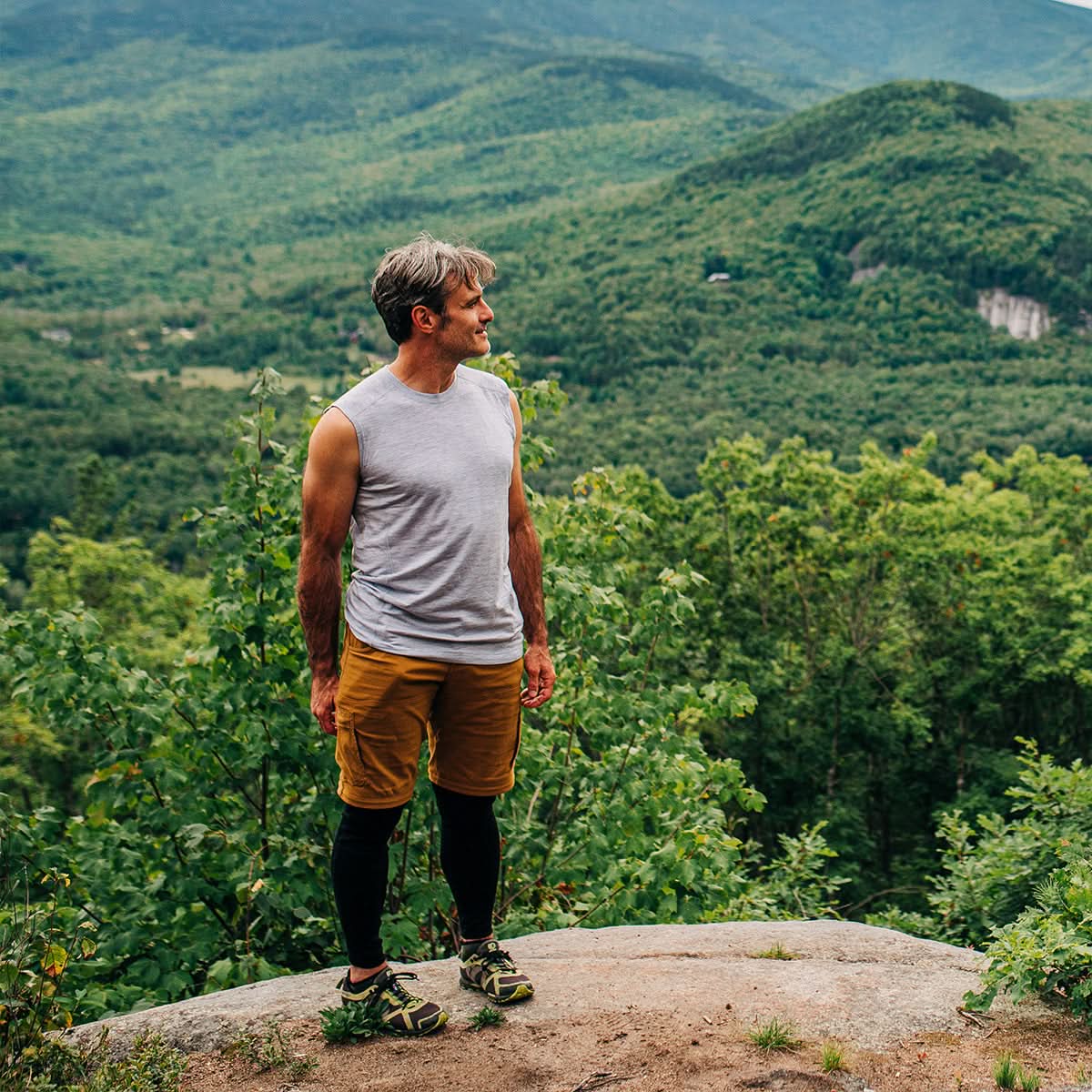 Men's Wool Sleeveless Tank Top Woolverino