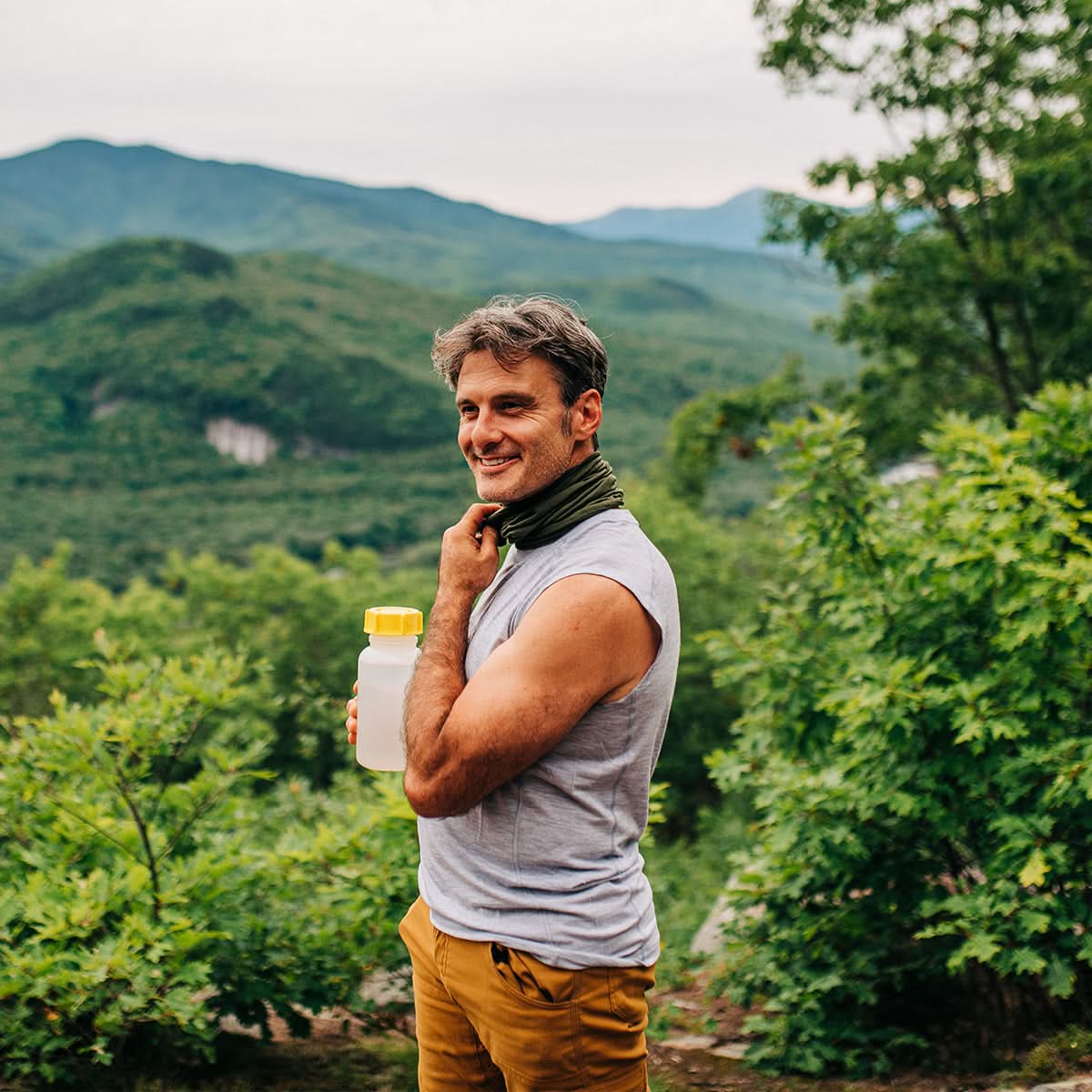 Men's Wool Sleeveless Tank Top Woolverino