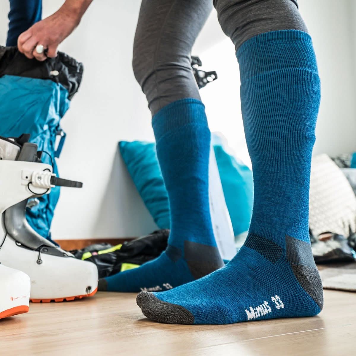 Lightweight Ski and Snowboard Over the Calf Socks