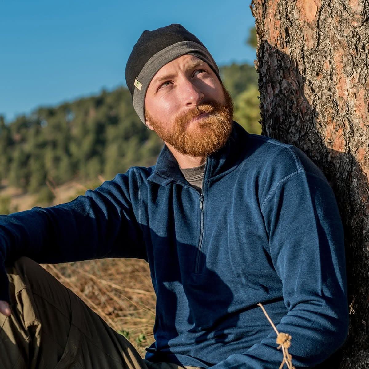 Midweight - Men's 1/4 Zip 100% Merino Wool