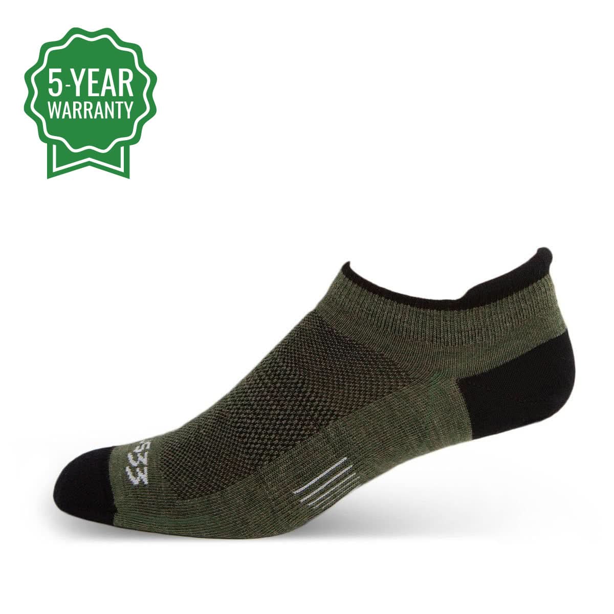No Show Tab Microweight Wool Socks Mountain Heritage