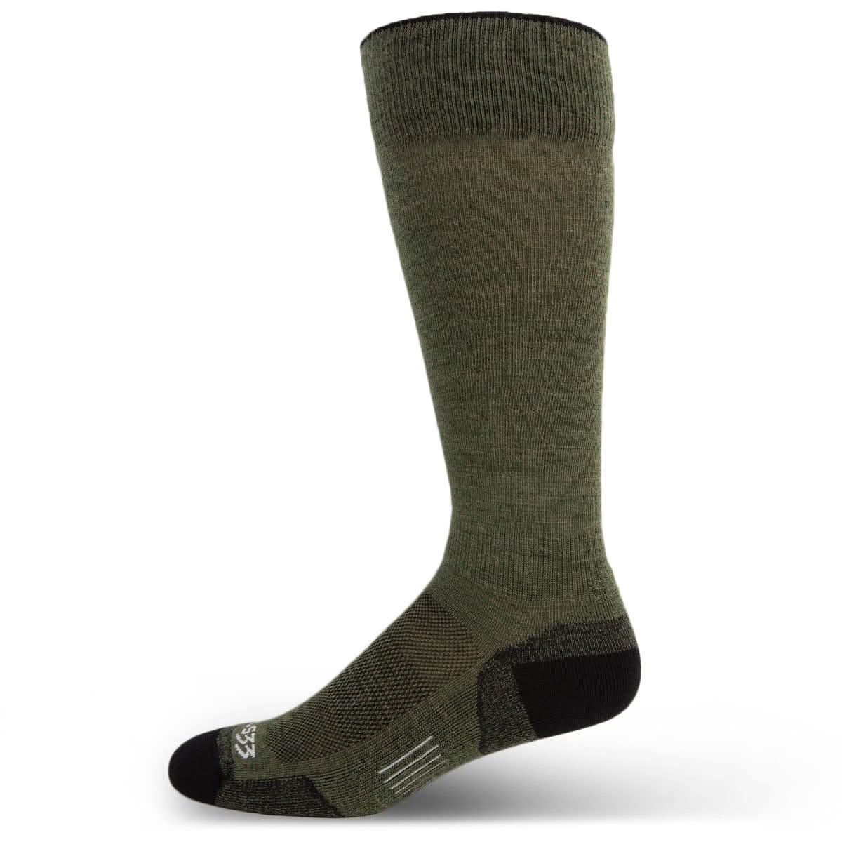 Over the Calf Microweight Cushion Wool Socks Mountain Heritage