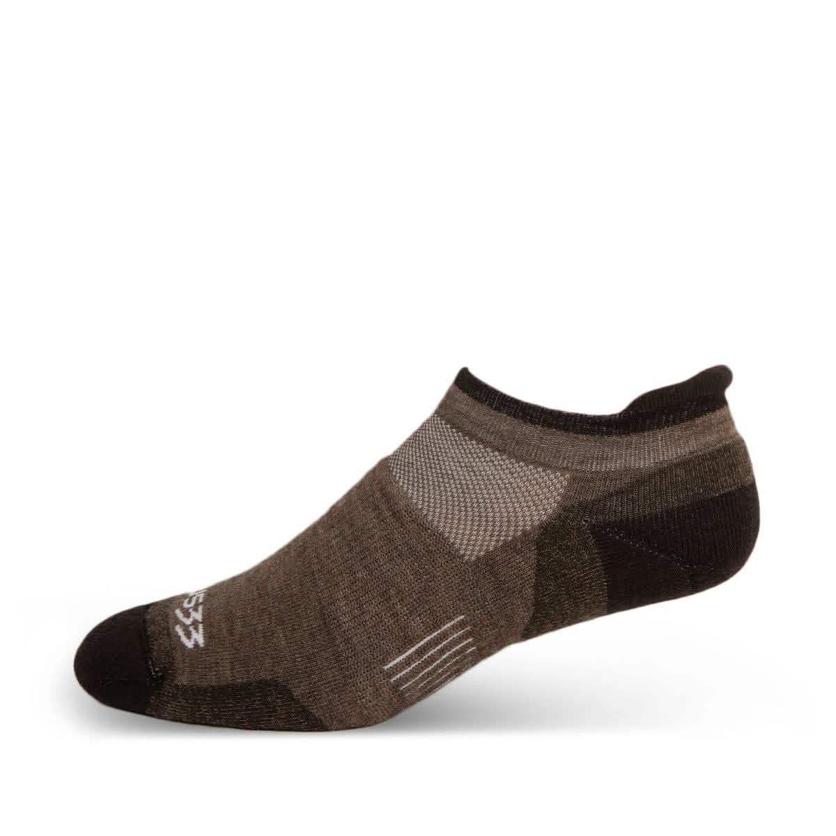 Lightweight No Show Tab Wool Socks Mountain Heritage