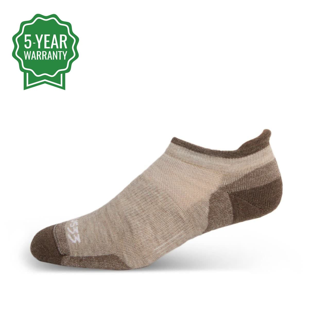 Lightweight No Show Tab Wool Socks Mountain Heritage