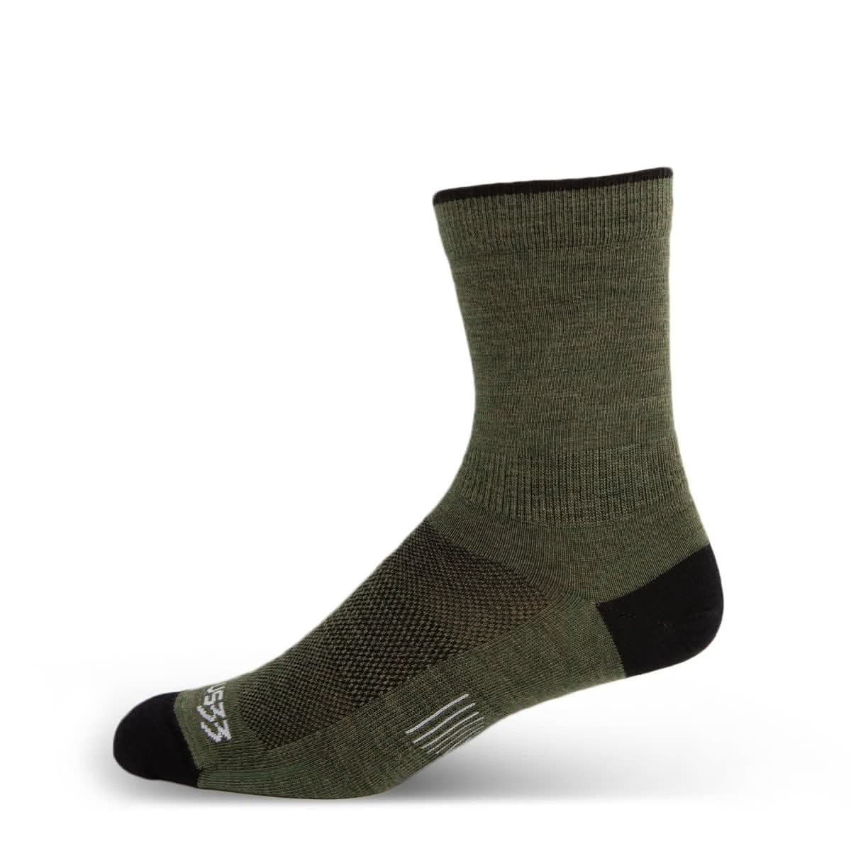 Microweight Crew Wool Socks, Made in U.S.A.