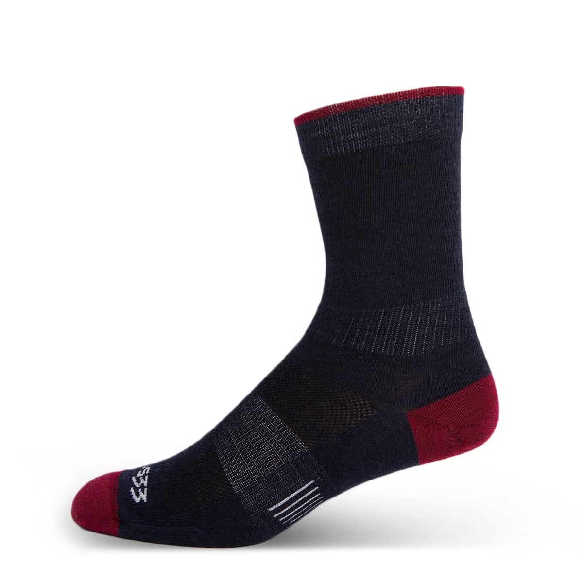 Microweight Crew Wool Socks, Made in U.S.A.
