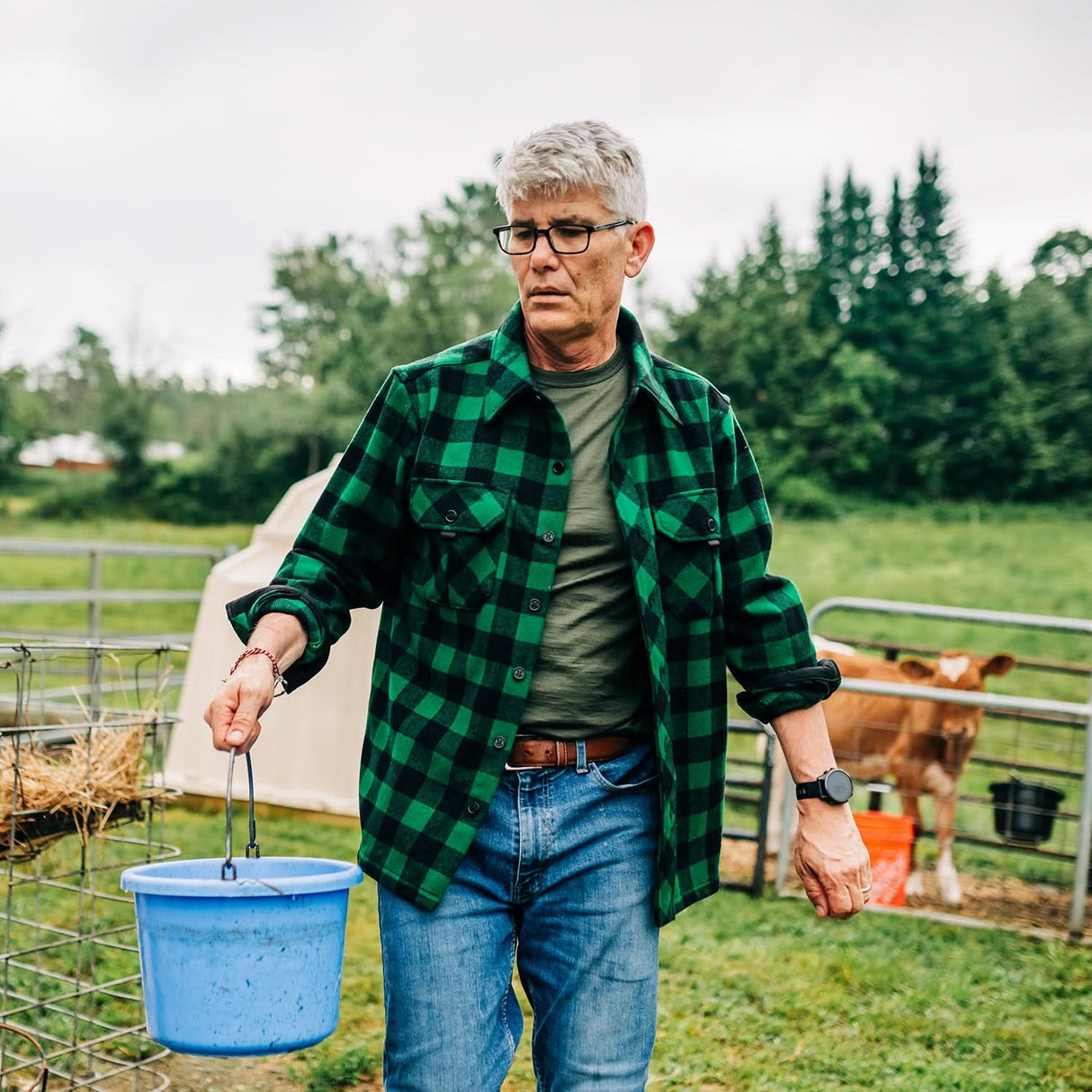 Men's Sportsman Guide Shirt White Mountain Woolen
