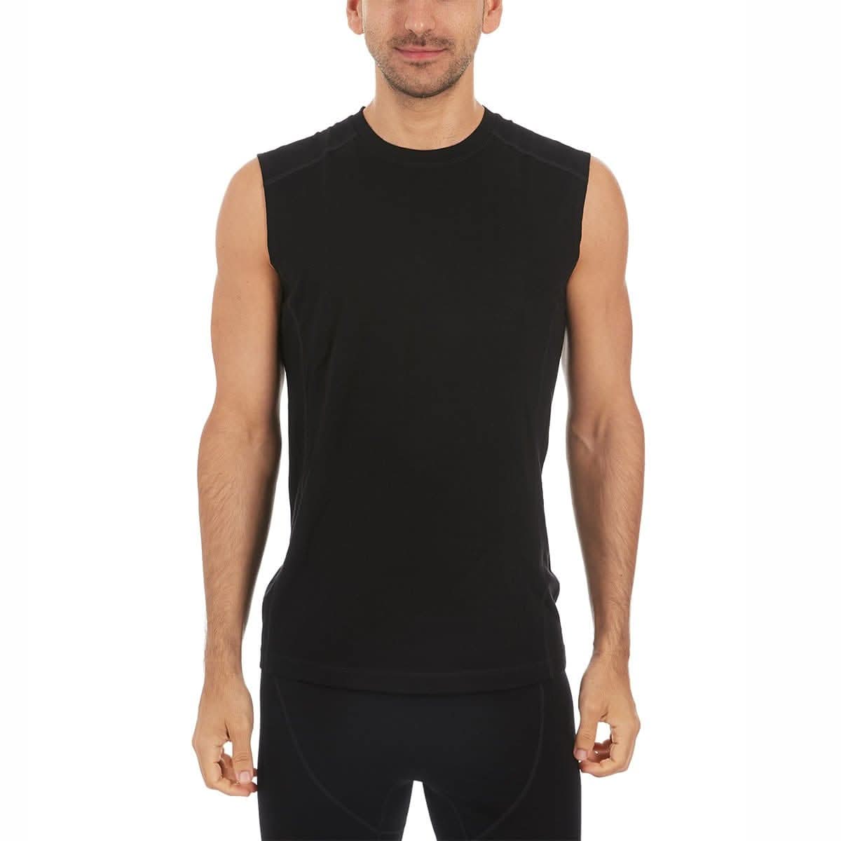 Men's Wool Sleeveless Tank Top Woolverino