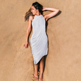 Women's Off-White Sarong, Beach Cover Up, Pareo, Swimsuit Cover Up for Women