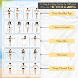 how to wear a sarong