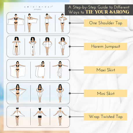 how to wear a sarong