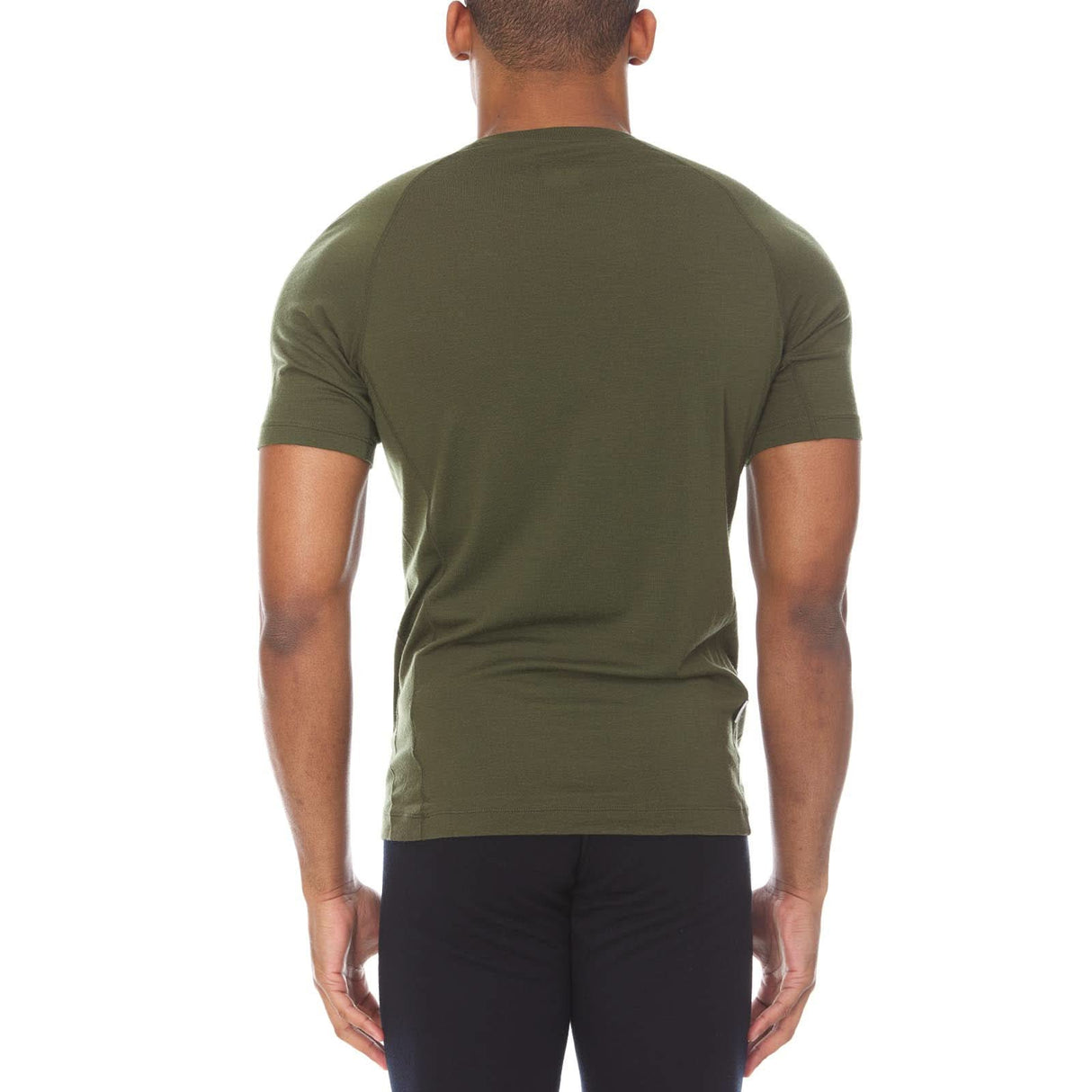 Men's Microweight Wool Raglan T Shirt Woolverino