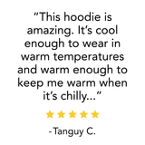 Men's Microweight Wool 1/4 Zip Sun Hoodie Woolverino