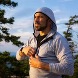Men's Microweight Wool 1/4 Zip Sun Hoodie Woolverino