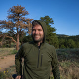 Men's Microweight Wool 1/4 Zip Sun Hoodie Woolverino