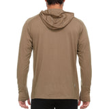 Men's Microweight Wool 1/4 Zip Sun Hoodie Woolverino