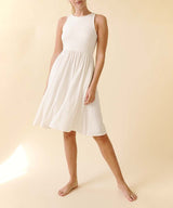 Organic bamboo knee length dress
