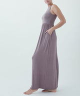 Organic Bamboo Maxi Dress with Halter Neck, Maxidress
