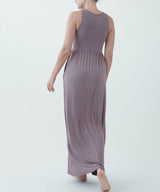 Organic Bamboo Maxi Dress with Halter Neck, Maxidress