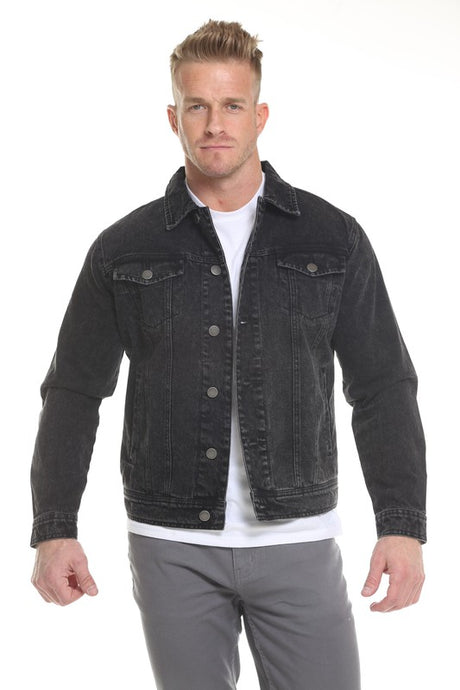 trucker jacket, men's jackets