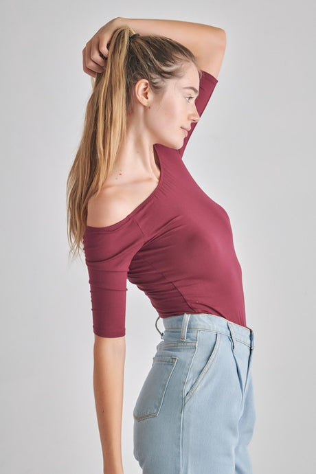 bare shoulder top