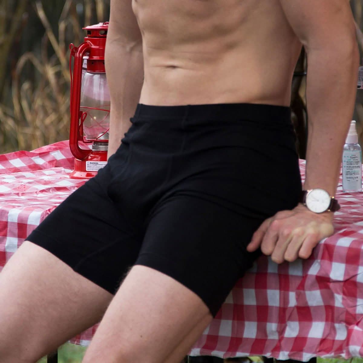 Lightweight Acadian Men's Boxer Brief 100% Merino Wool