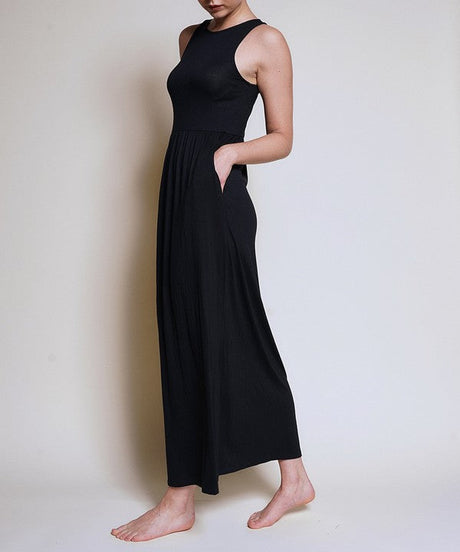 Black Maxi Dress, organic clothing