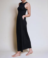 Organic Bamboo Maxi Dress with Halter Neck, Maxidress
