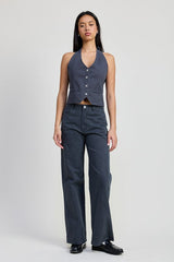 Women's Fitted Denim Pants, Women's Denim
