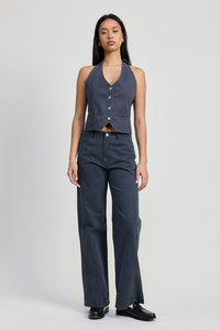 Women's Fitted Denim Pants, Women's Denim