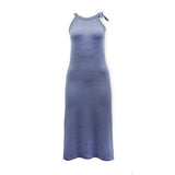 Women's Halter Tie Knit Organic Sweater Dress