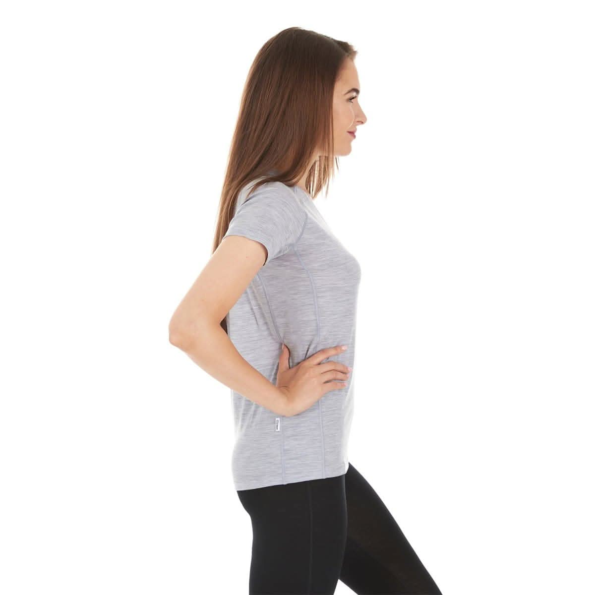 Women's Microweight Wool V-Neck T-Shirt Woolverino