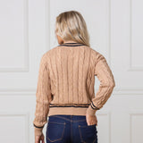 Women's 100% Organic Cotton V-Neck Cricket Sweater