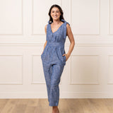 Women's Bow Shoulder Organic Jumpsuit