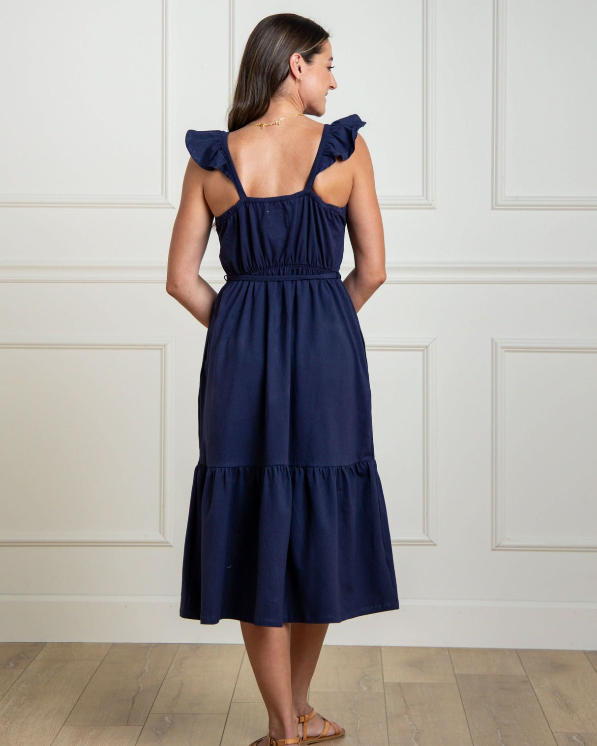 Women's Organic Knit Flounce Dress